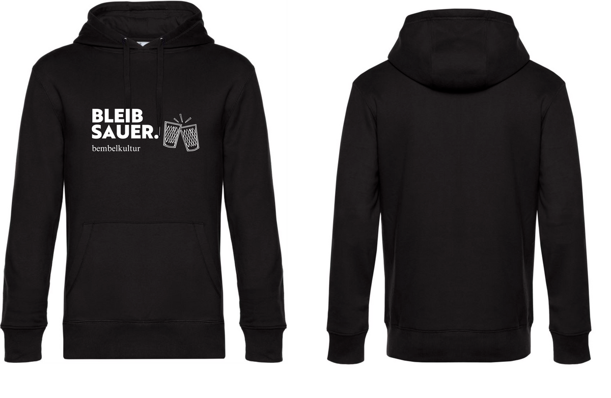Hoodie "bleib sauer"