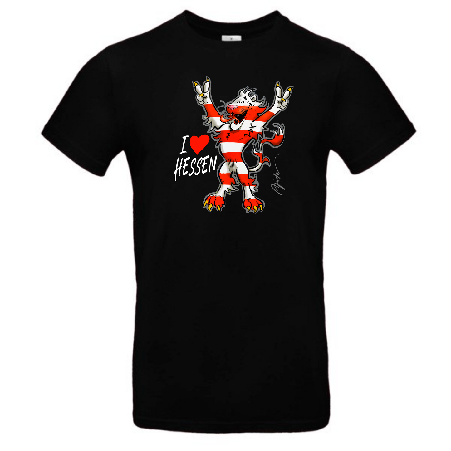 80 Jahre Hessen - Apitz "I love Hessen"-Shirt