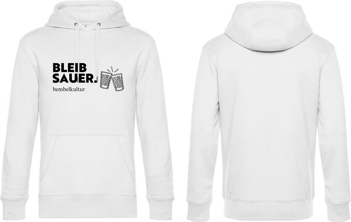 Hoodie "bleib sauer"
