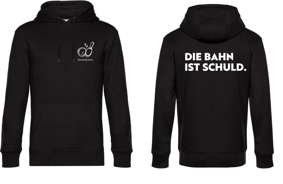 Hoodie "Die Bahn ist schuld"