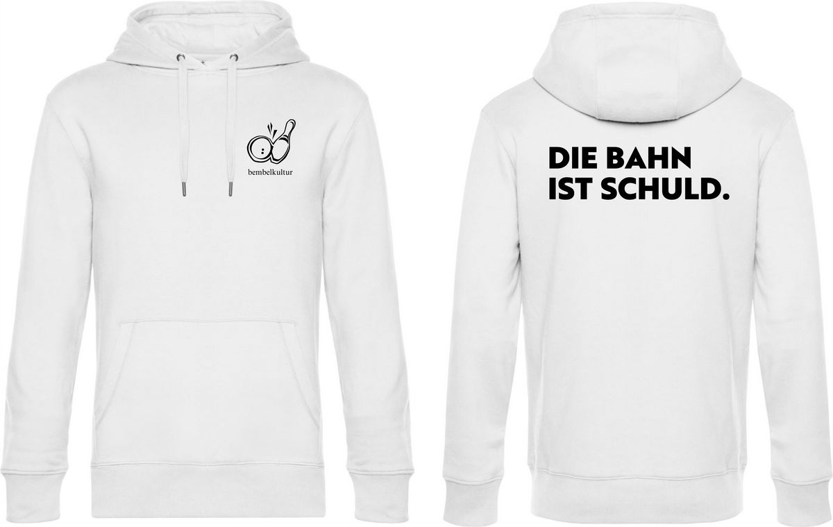 Hoodie "Die Bahn ist schuld"